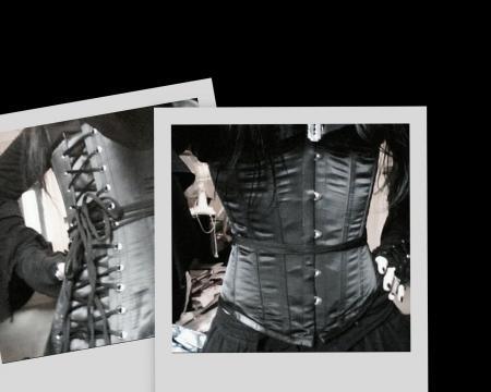 serre taille satin